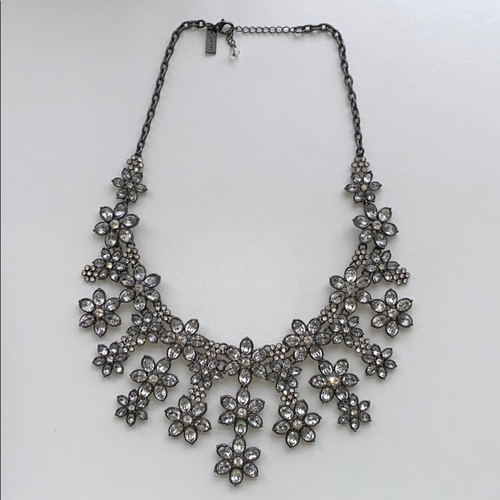 The Limited Large Rhinestone Statement Necklace - image 1